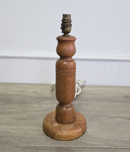 Vintage wooden lamp bedside - wooden,