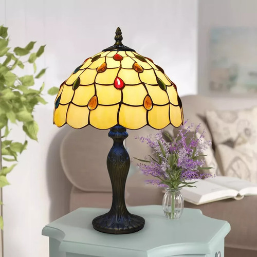 Antique tiffany table lamp - antique,