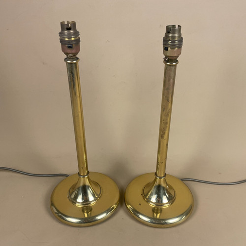 Pair vintage metal gold - pair,