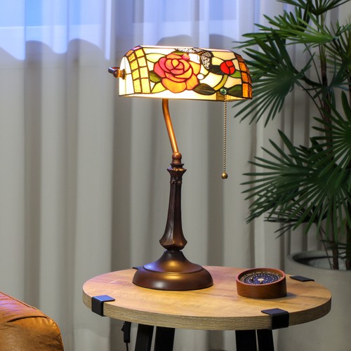 Tiffany style glass table - tiffany-style,
