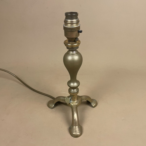 Brass table lamp - table,