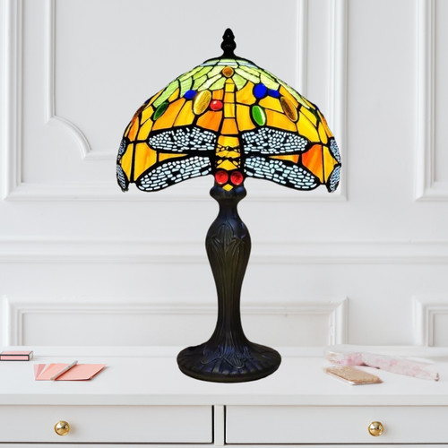 Tiffany table lamp antique - tiffany,