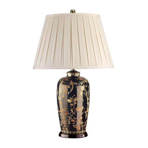 Antique brass and black - brass,