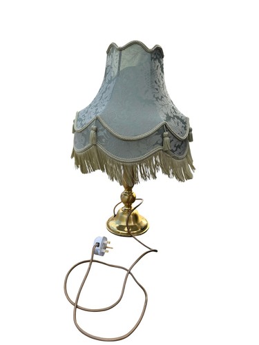 Antique metal gold brass lamp - gold,