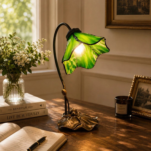 Tiffany style antique - antique, green
