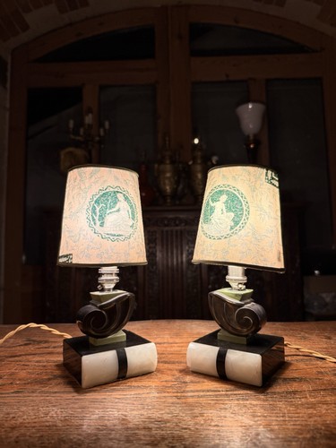 Antique pair art deco - antique,