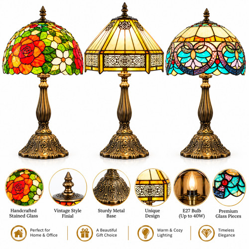 Tiffany style table - tiffany-style,