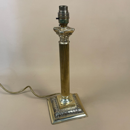 Antique metal gold - metal, lamp
