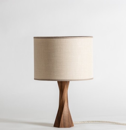 Table lamp distortion - table, wood