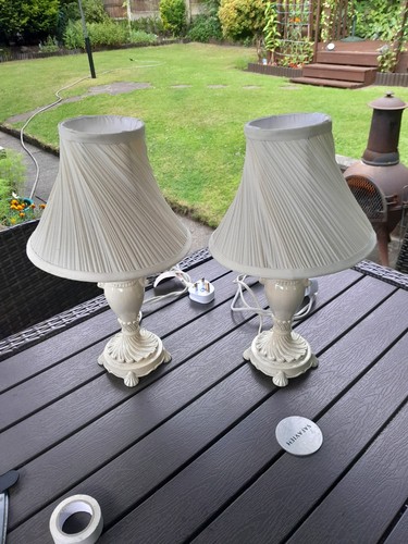 Pair antique style ceramic - pair, of