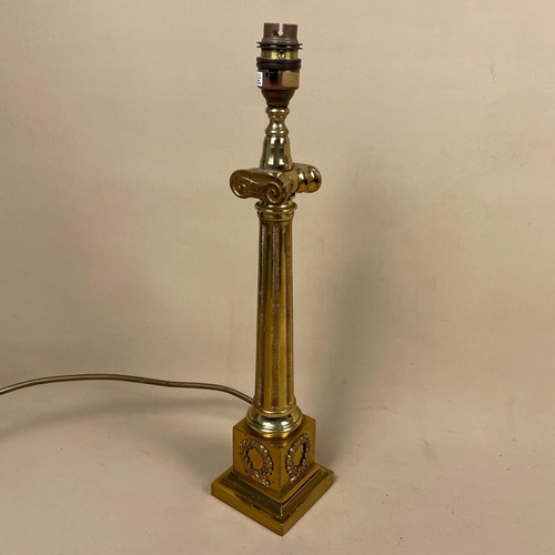 Antique metal gold - metal, lamp