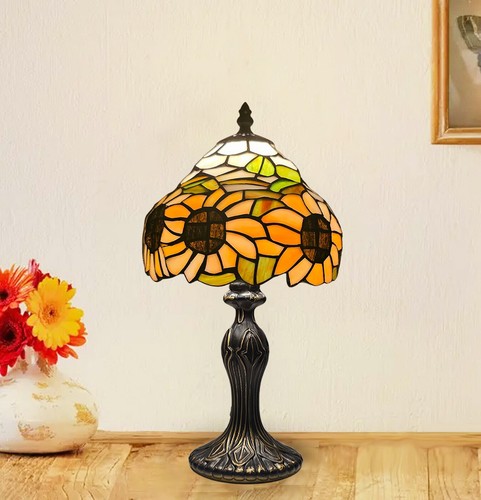 Sunflower design tiffany style - sunflower,
