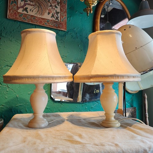 Pair vintage marble - vintage,
