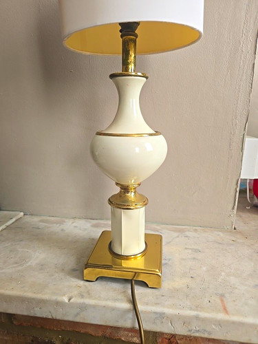 Antique ceramic gold brass - antique,