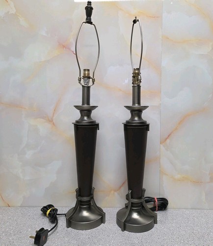 Pair large vintage lamp - pair,