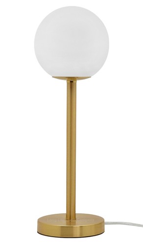 Art deco brass table lamp - table,