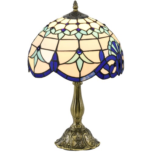 Tiffany stained glass - tiffany, table