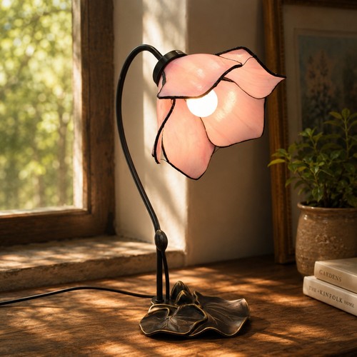 Antique tiffany style - style, pink