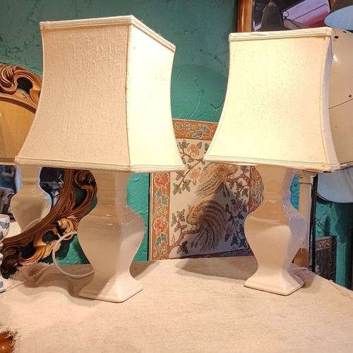 Pair vintage stoneware - pair,