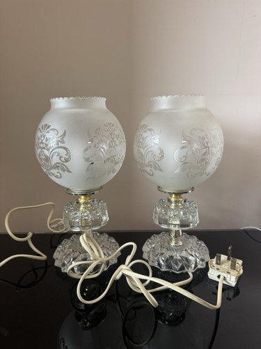 Pair vintage art deco - deco, globe