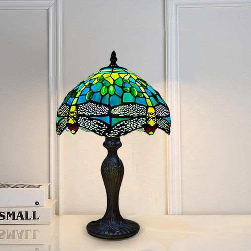 Tiffany green dragonfly - tiffany,