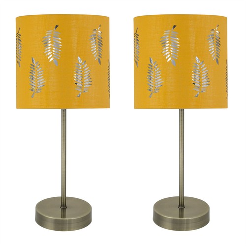 Set antique brass - 2, 35cm