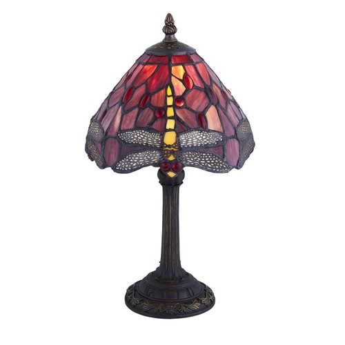 Tiffany red dragonfly - red,