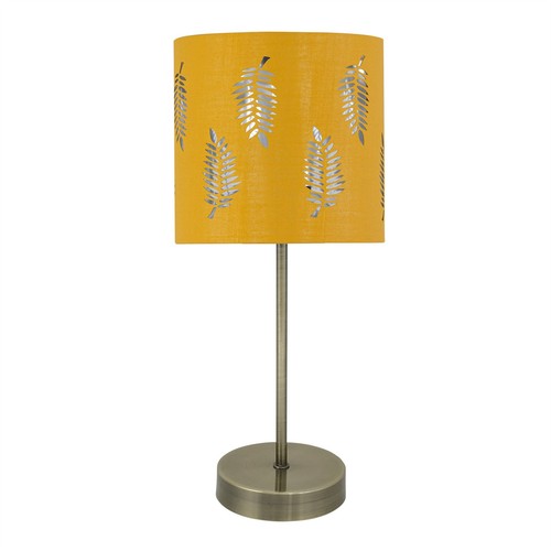 Antique brass 35cm table lamp - table,