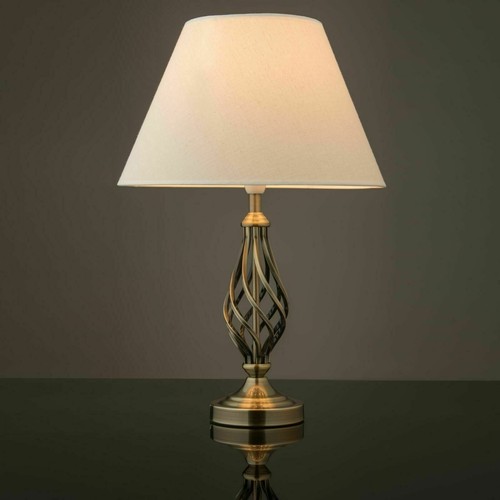 Retro traditional table lamp - traditional,