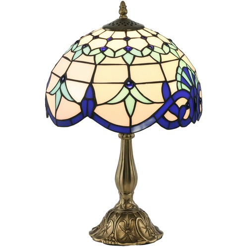 Homcom stained glass table - stained,