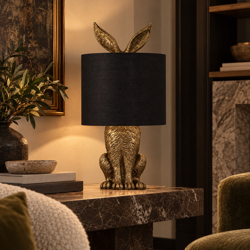 Antique gold rabbit - antique,